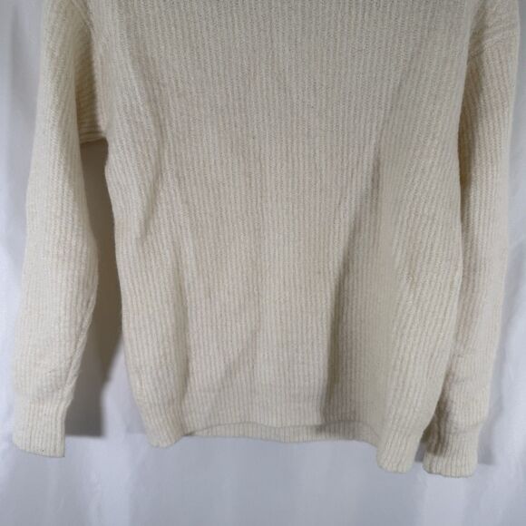 Antonio Melani Wool Alpaca Sweater Women's XS Off White Button Long Sleeve - Picture 11 of 11